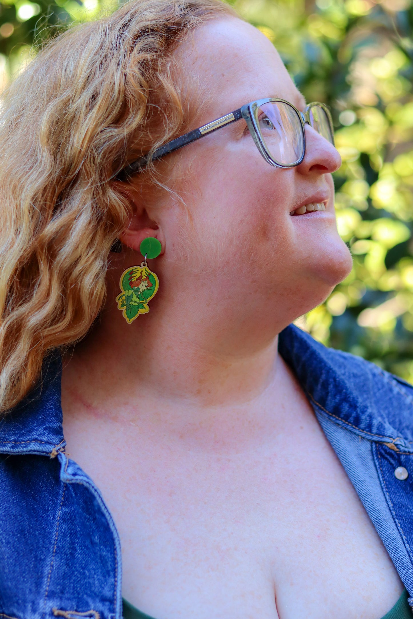 Poison Ivy wooden dangles