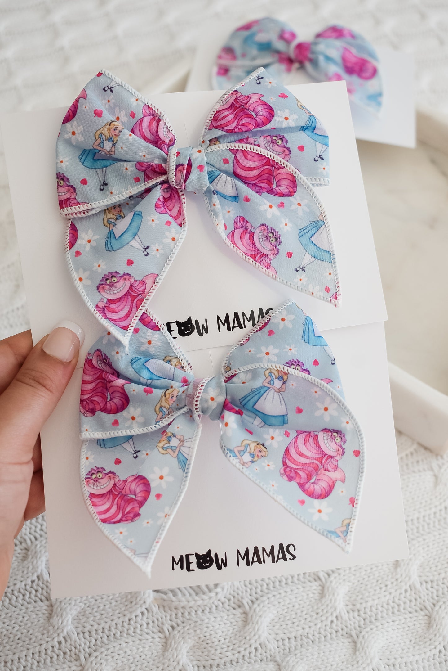 Alice mini whimsical sailor bow