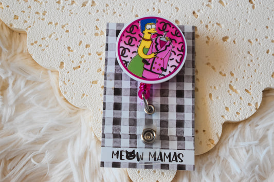 Marges C suit badge reel