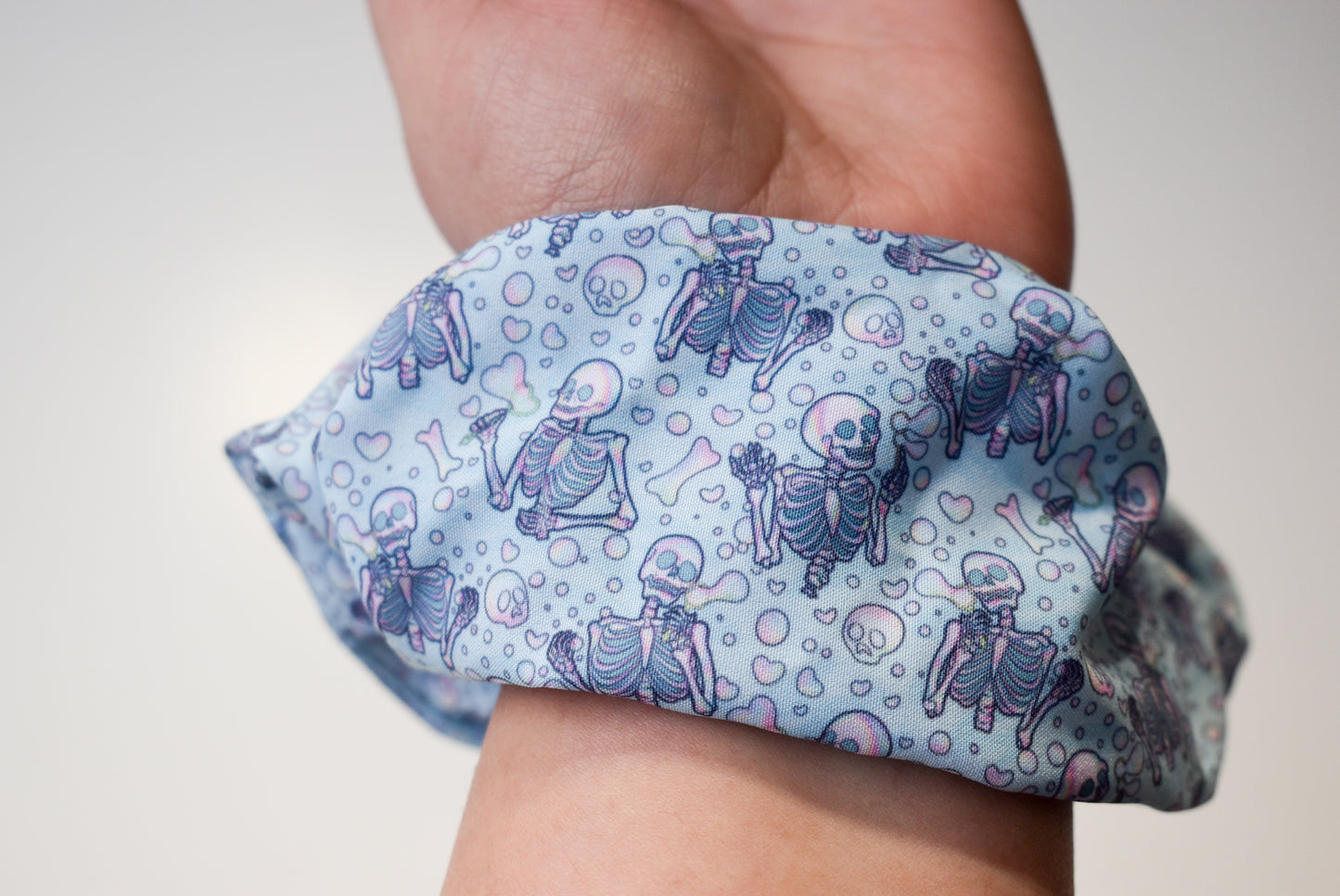 Bubble Skelly scrunchies