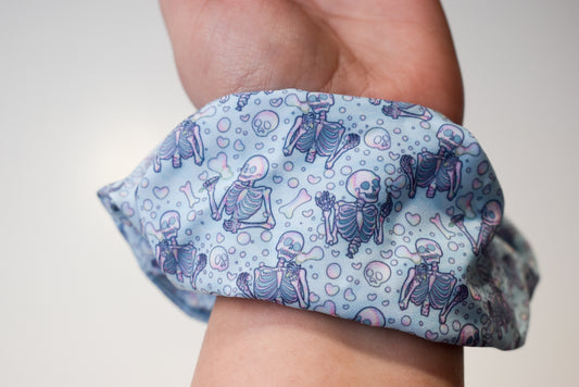Bubble Skelly scrunchies