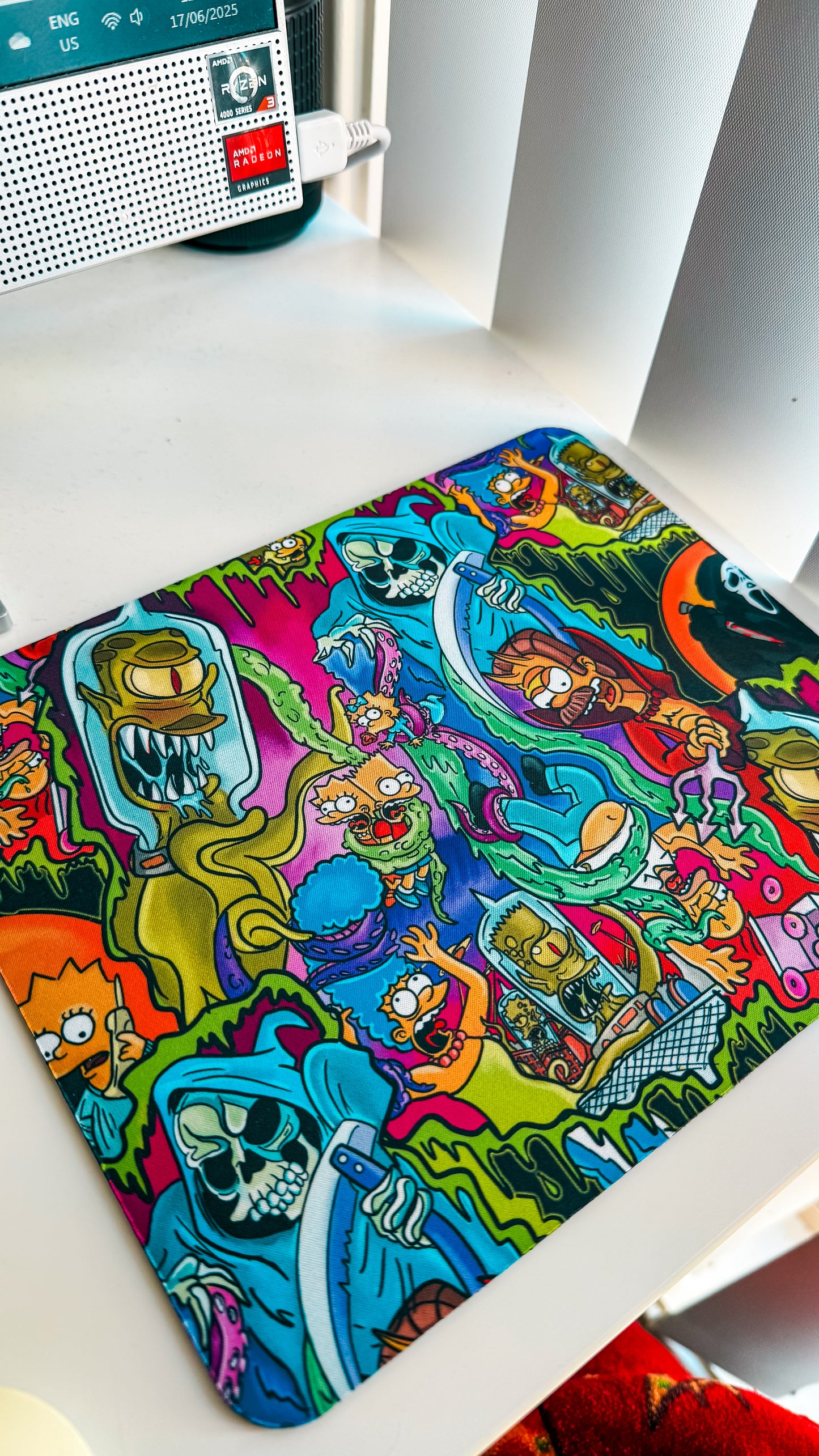 Simpsons Treehouse of Horror Mouse Pad VIBRANT