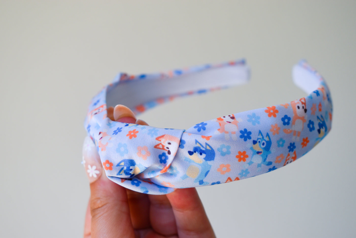 Pastel Daisy Heeler mashup hard headband