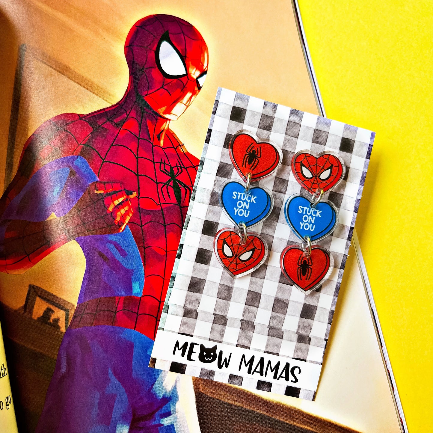 Stuck on you dangles