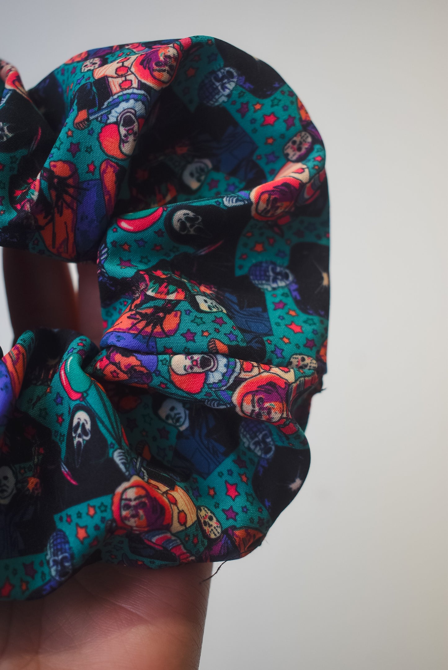 Retro horror scrunchie