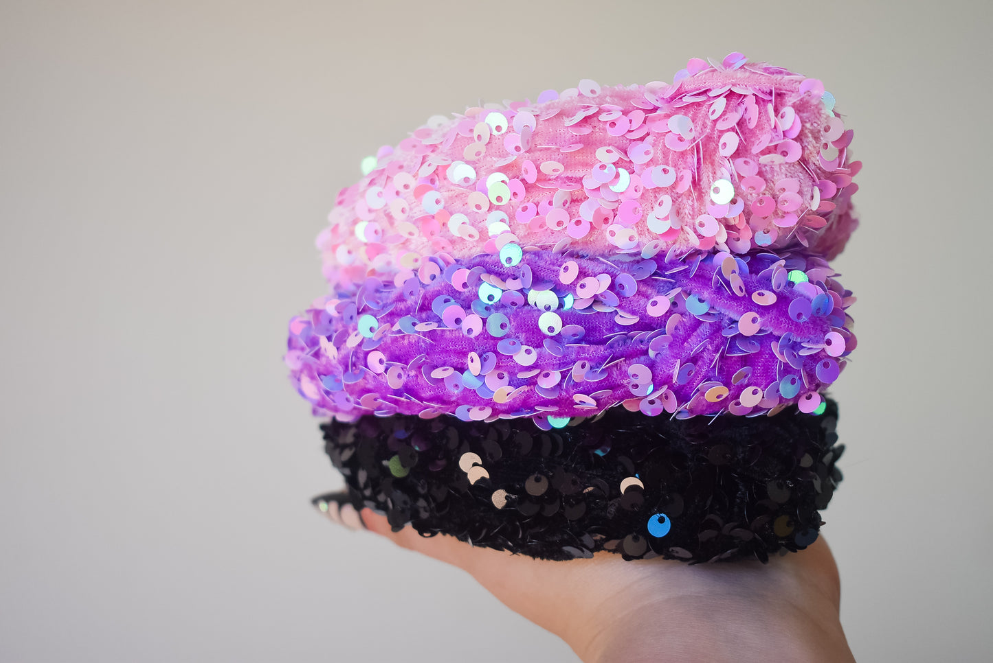 Sequin headband in colour Glinda