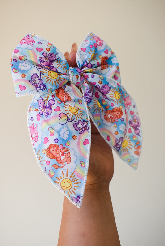 Carebear cousins 5 inch hand tied sailor bow