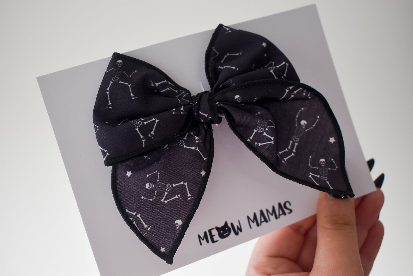 Skeleton dance mini whimsical sailor bow
