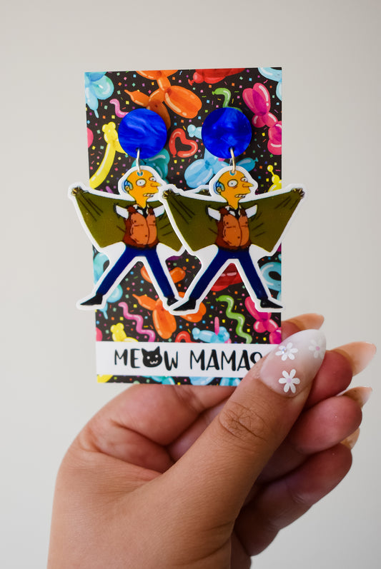 See my vest dangle earrings