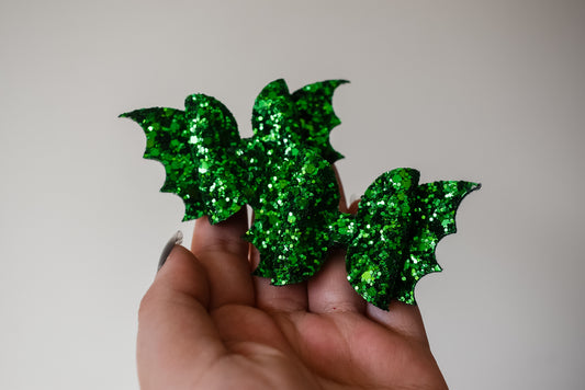 Bat pigtails GREEN
