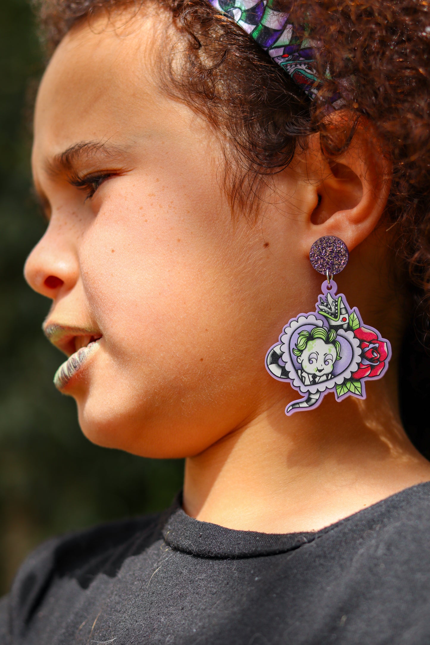 Ghost with the most Acrylic earrings