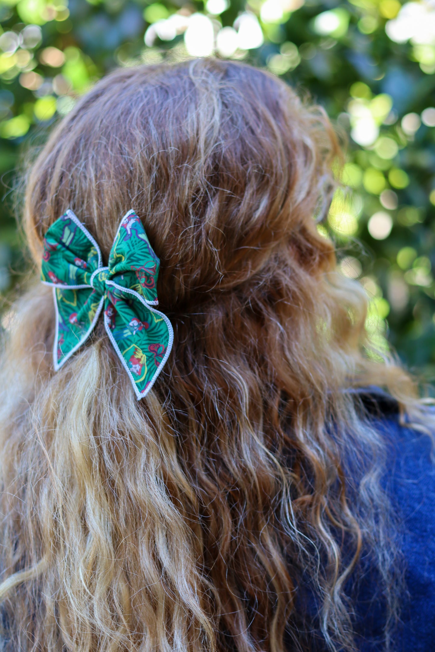 Poison ivy mini whimsical sailor bow