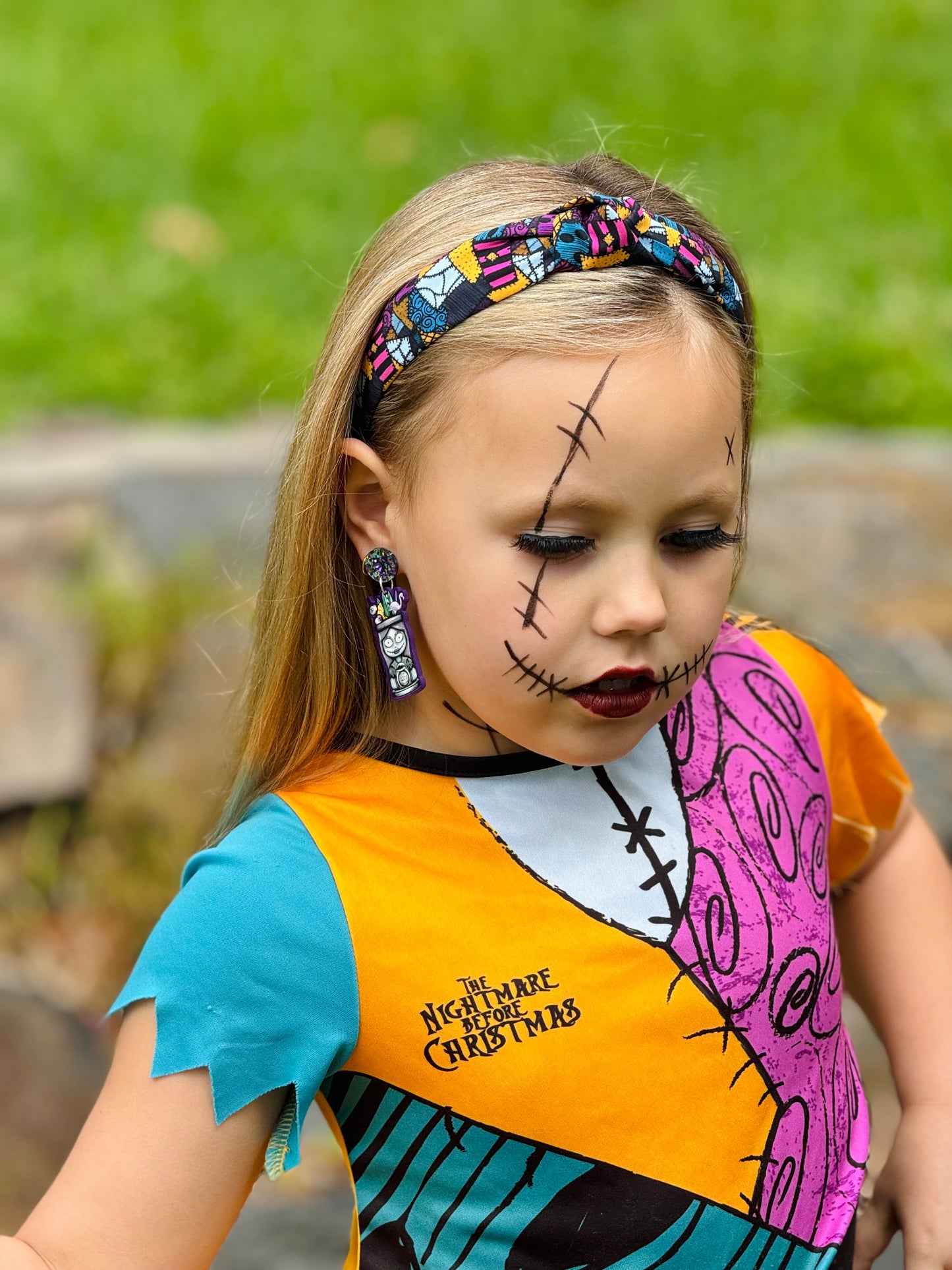Sally dress Top Knot hard headband