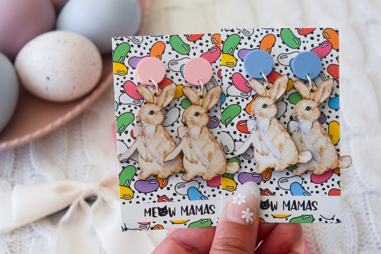 Bunny coquette earrings