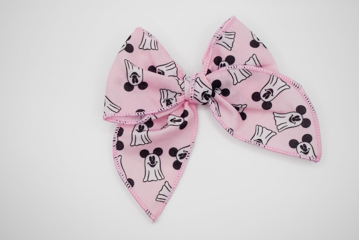 Mouse ghost pink mini whimsical sailor bow