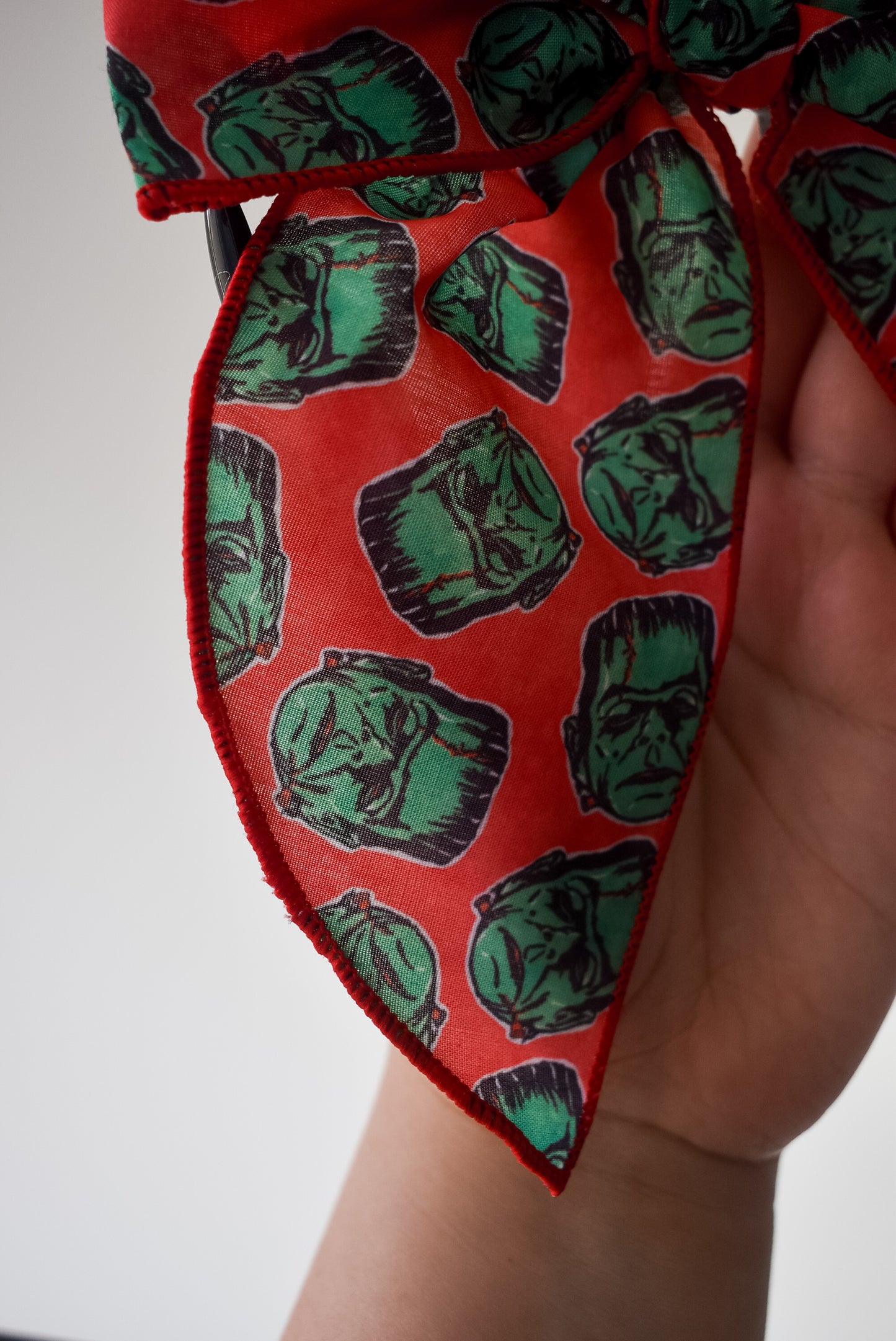 Retro frankenstein 5 inch hand tied sailor bow