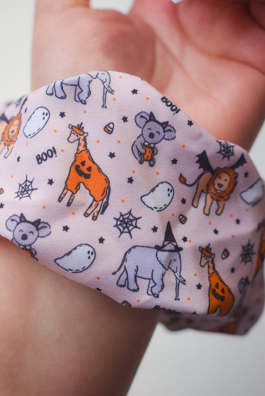 Spooky zoo scrunchies