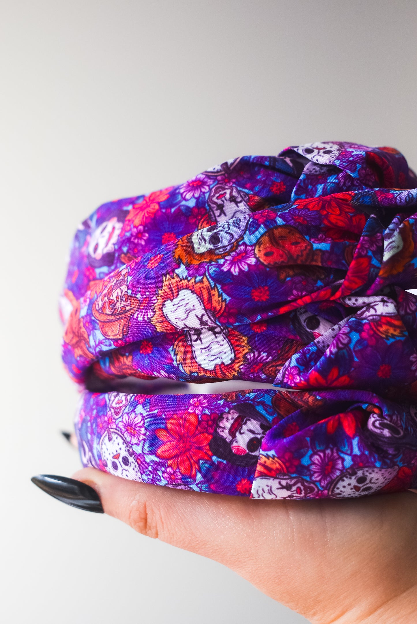 Very lady like horror Top Knot hard headband