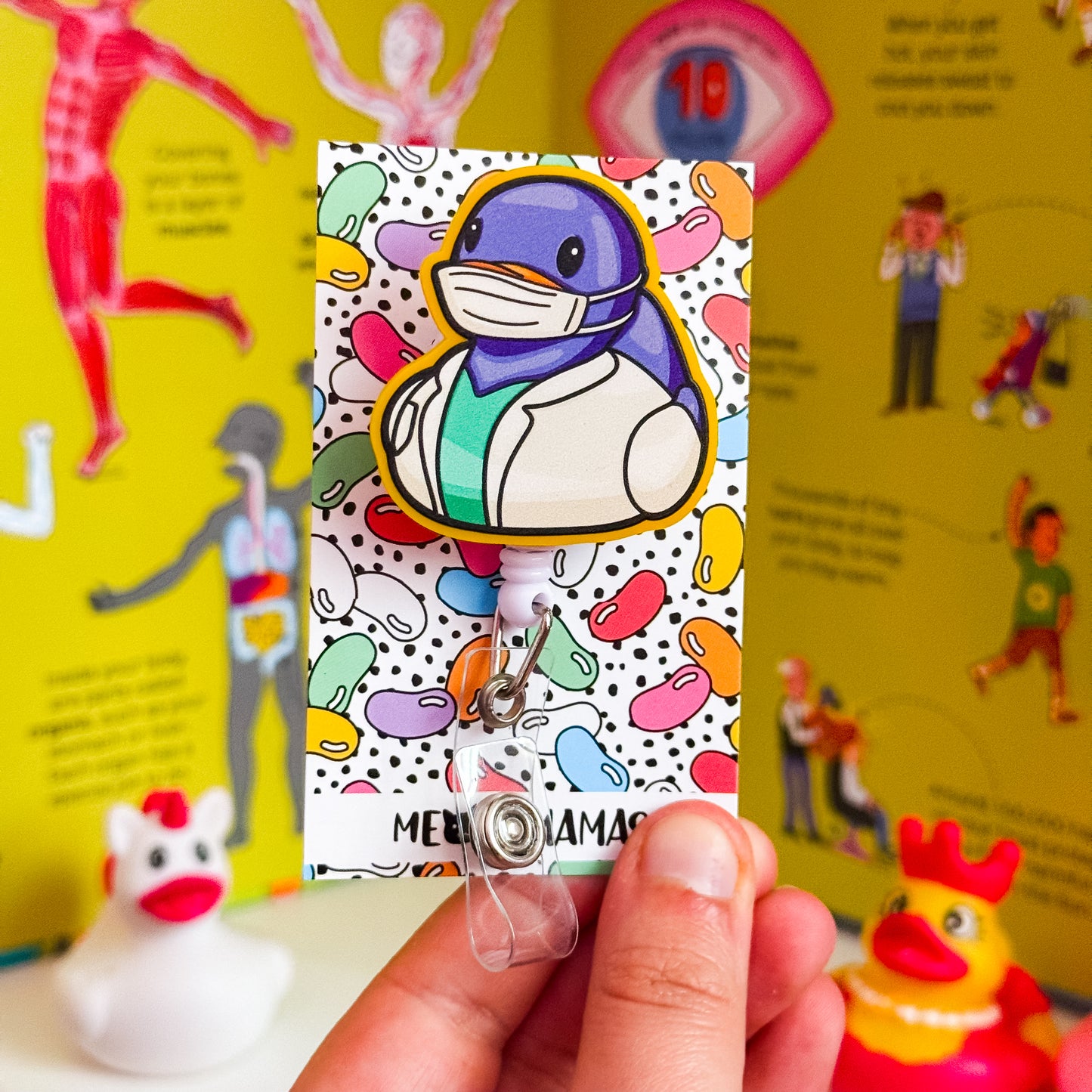 General Quack-titioner badge reel