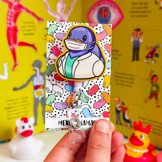 General Quack-titioner badge reel