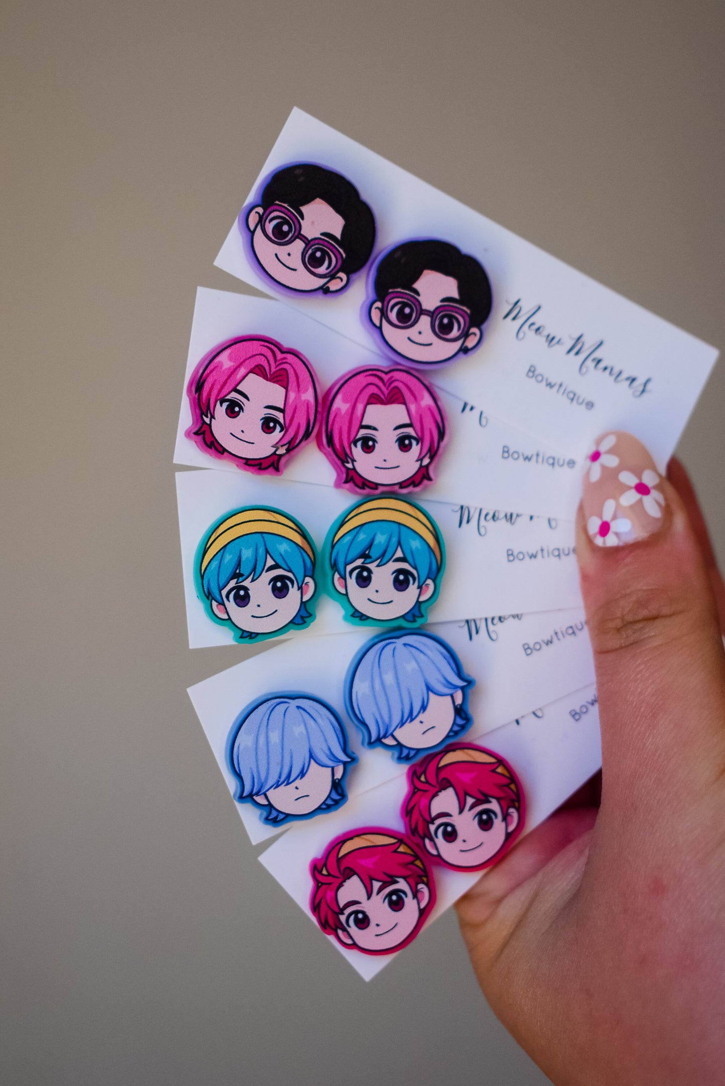 K POP SB Stud earrings