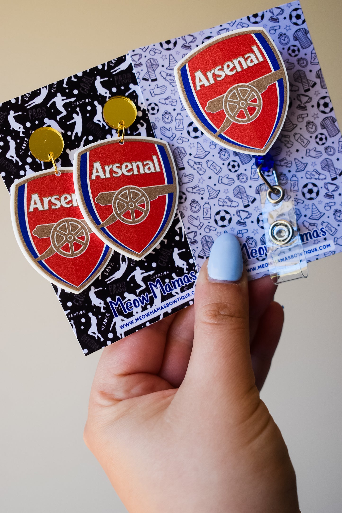 Arsenal earrings