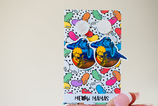 The jazzman dangle earrings