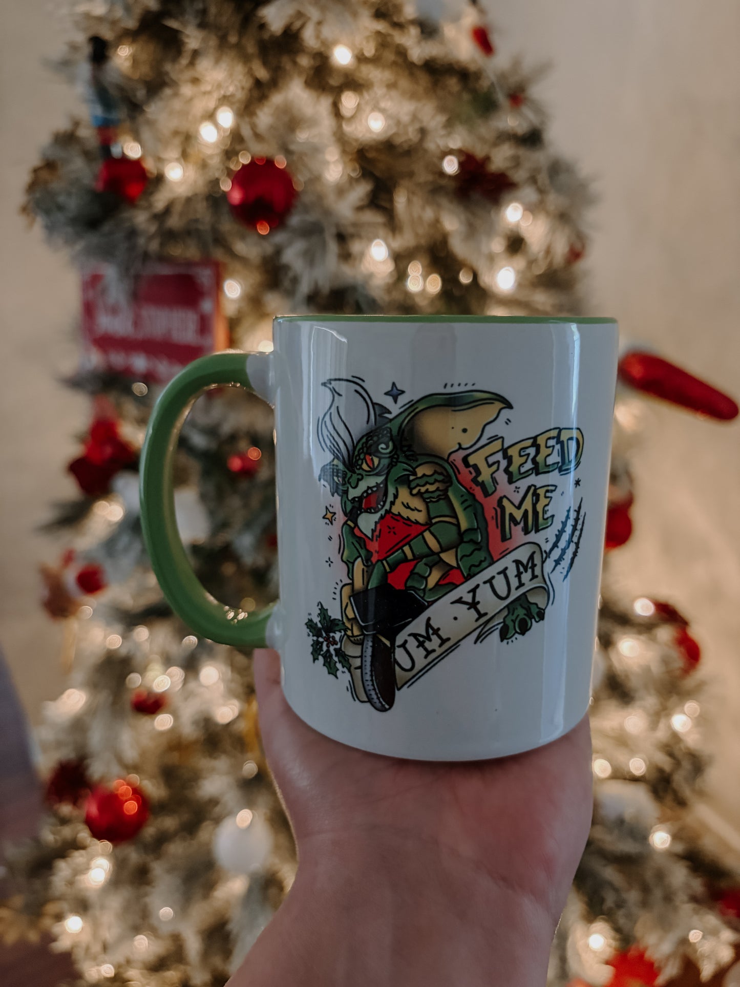 Gremlins Christmas mug