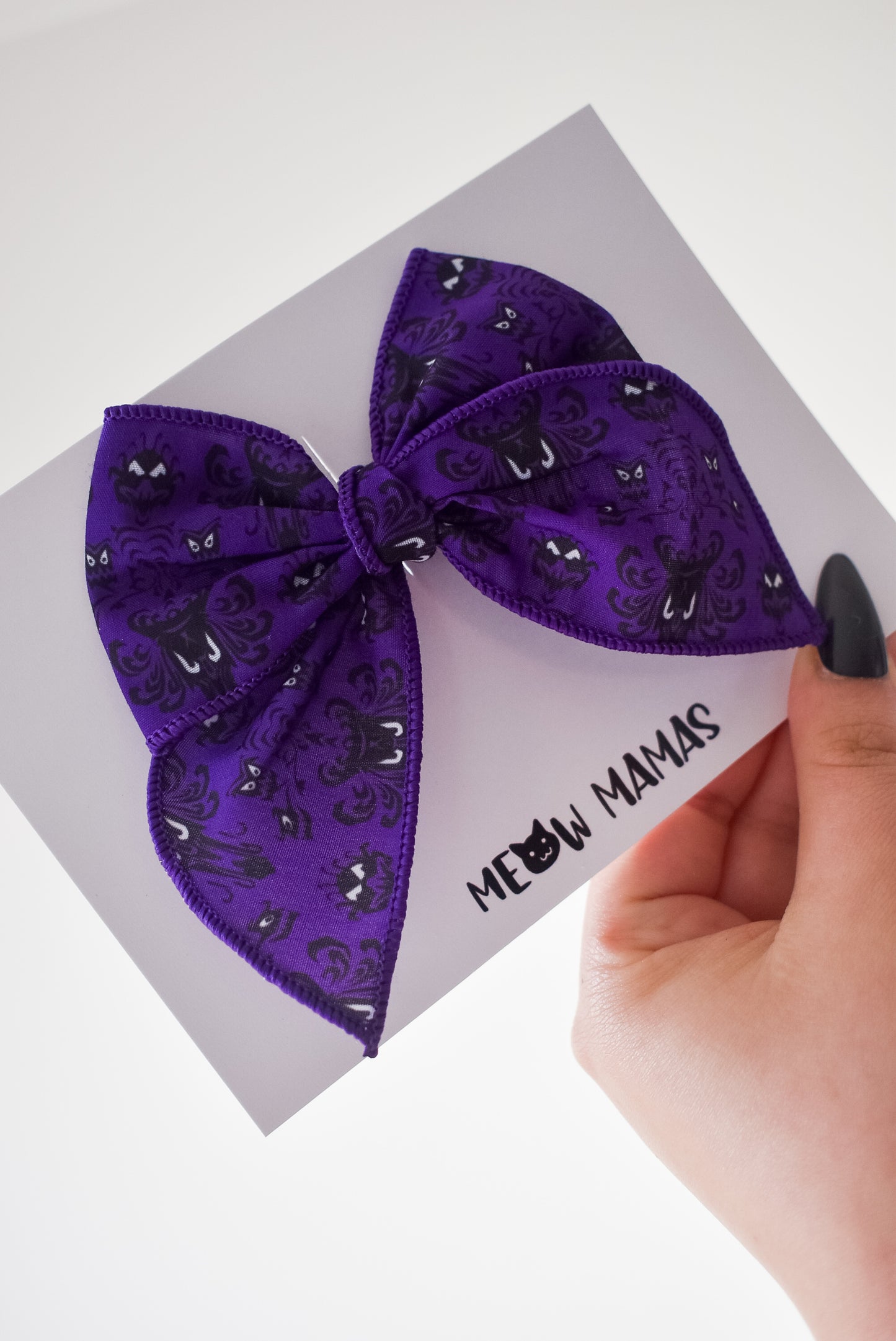 Haunted mansion mini whimsical sailor bow