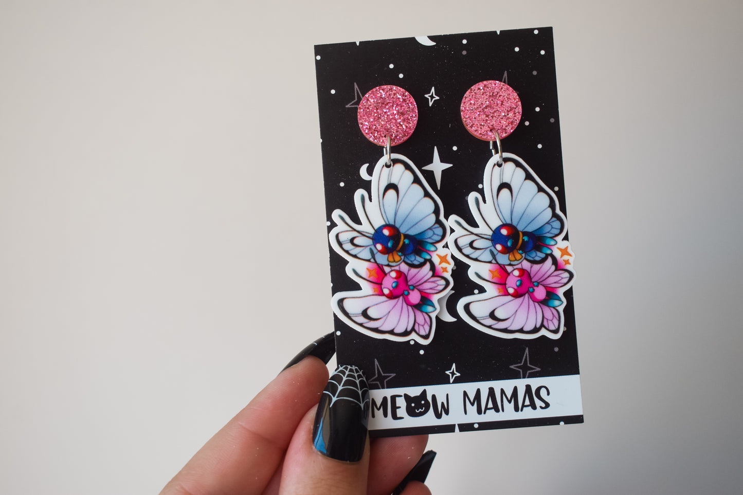 Butterfree dangle earrings