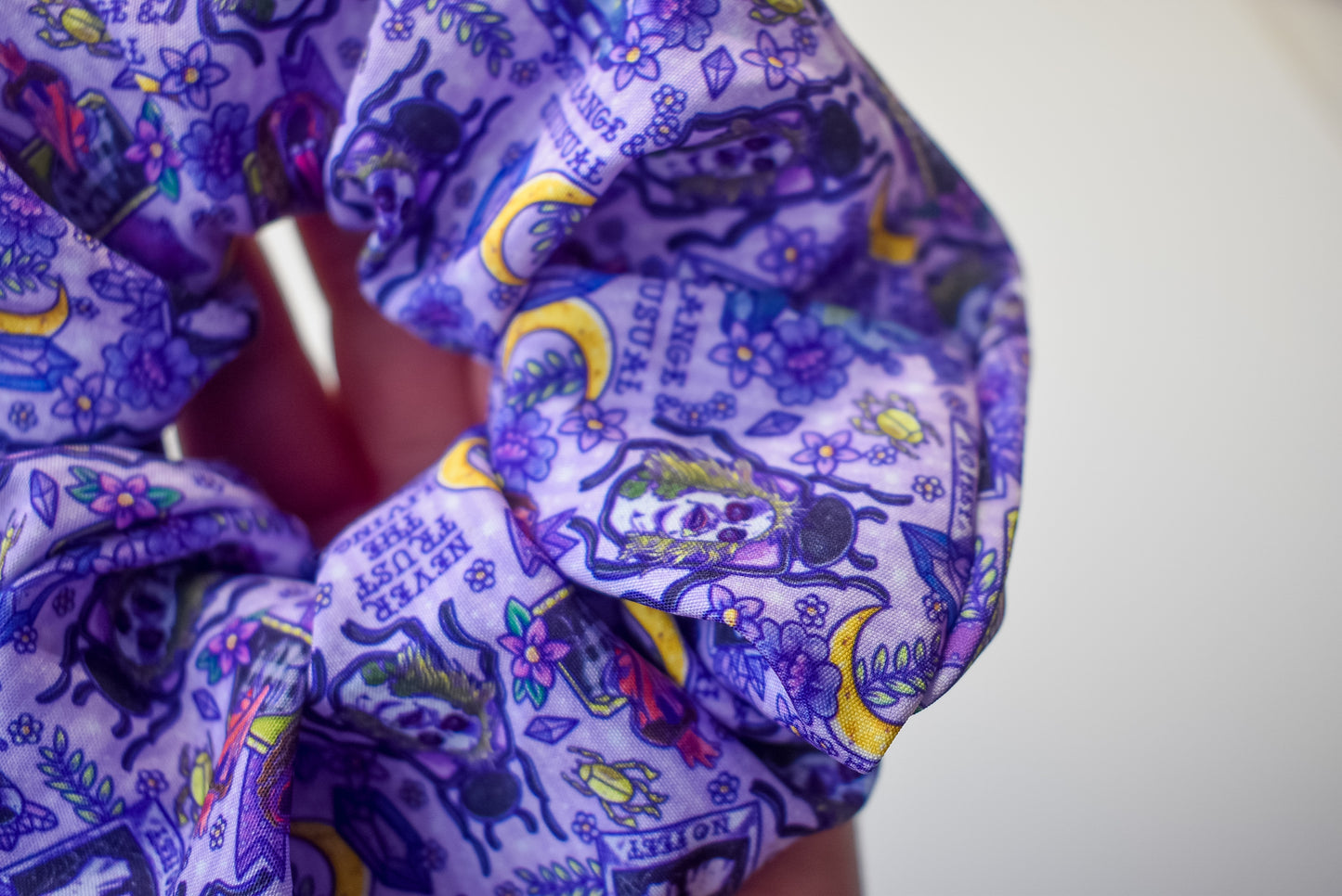 Floral beetlejuice scrunchies