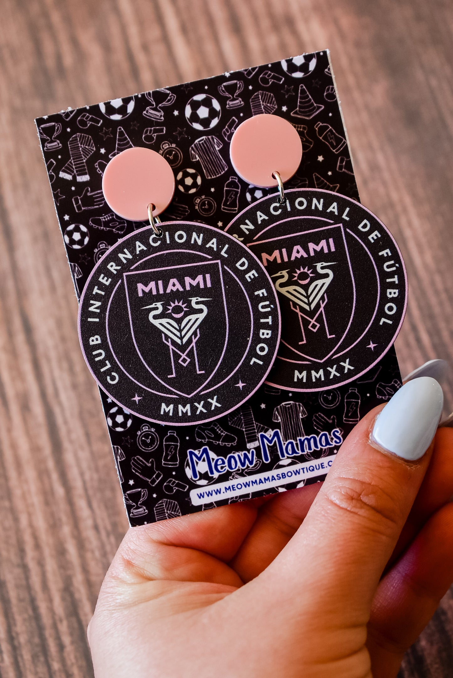 Inter Miami C.F earrings