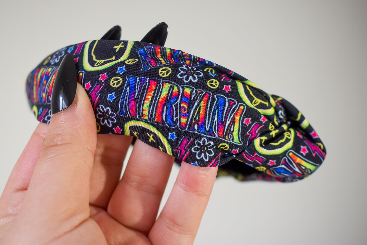 Nirvana Top Knot hard headband