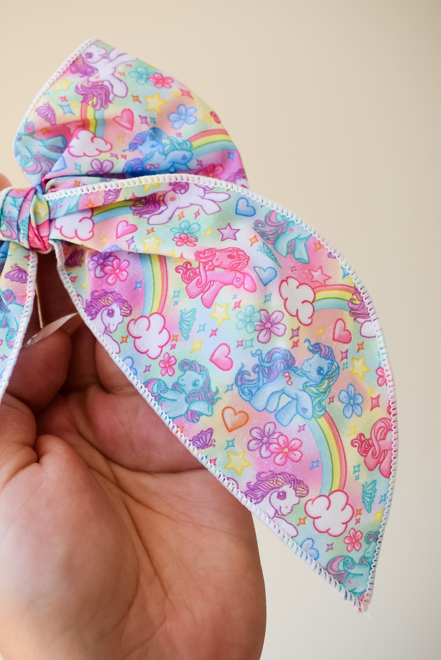 MLP 5 inch hand tied sailor bow