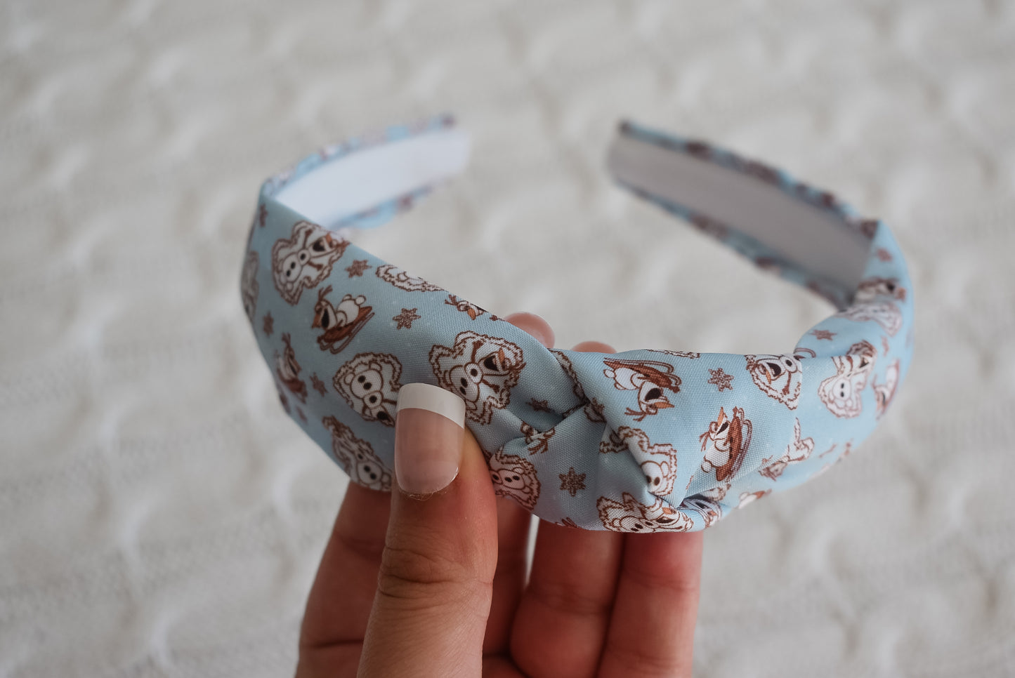 Warm hugs hard headband