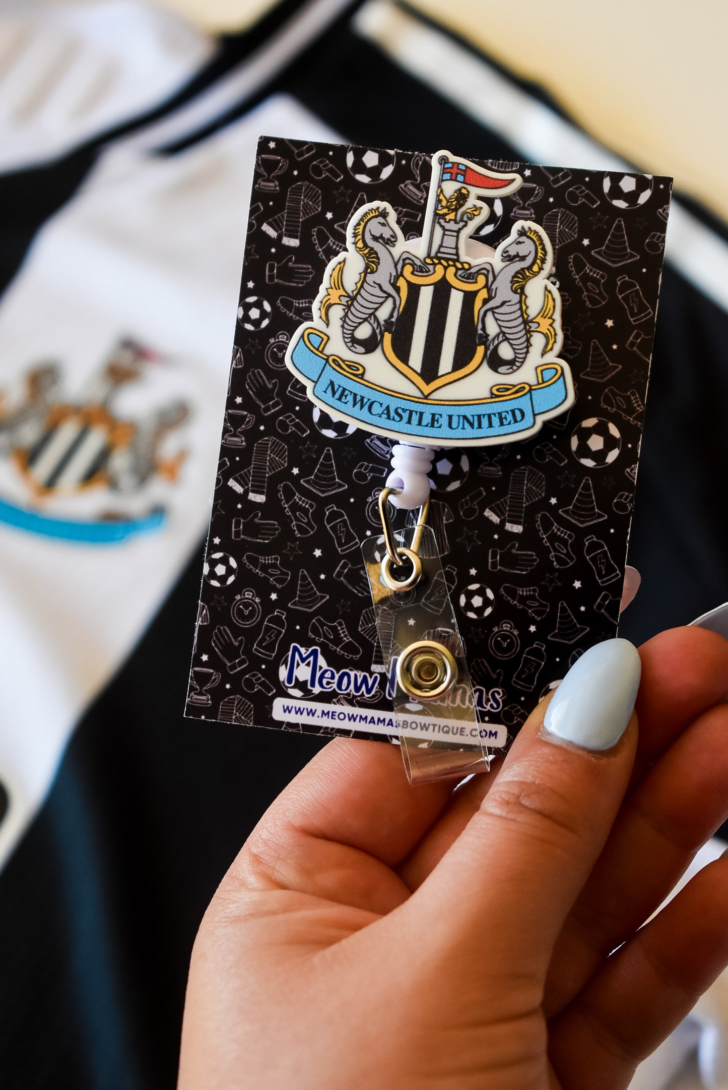 Newcastle united F.C badge reel