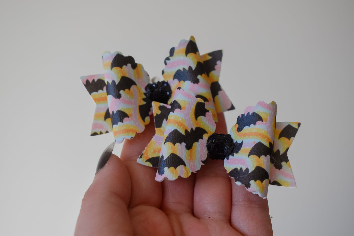 Rainbow bats pigtails