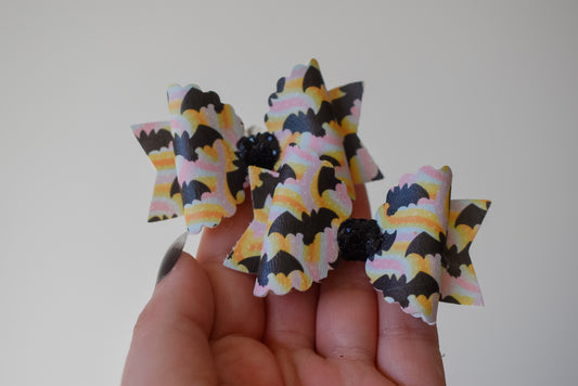 Rainbow bats pigtails