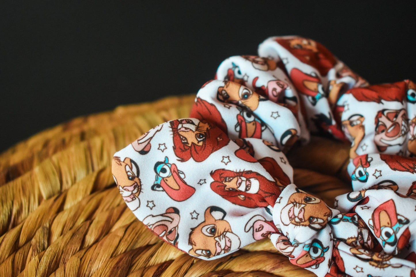 Lion king mashup small twist scrunchie