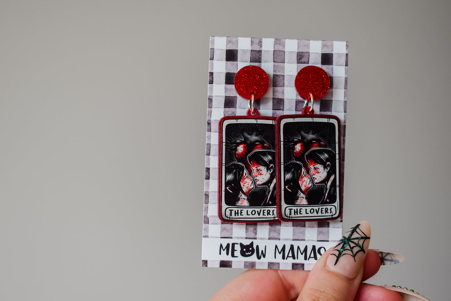 MCR tarot three cheers Acrylic earrings