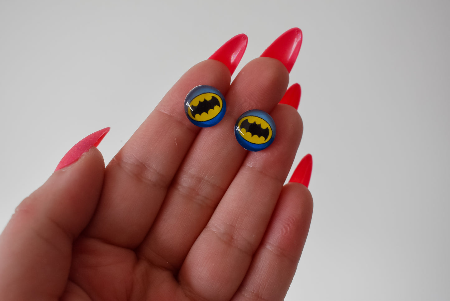 Bat symbol studs