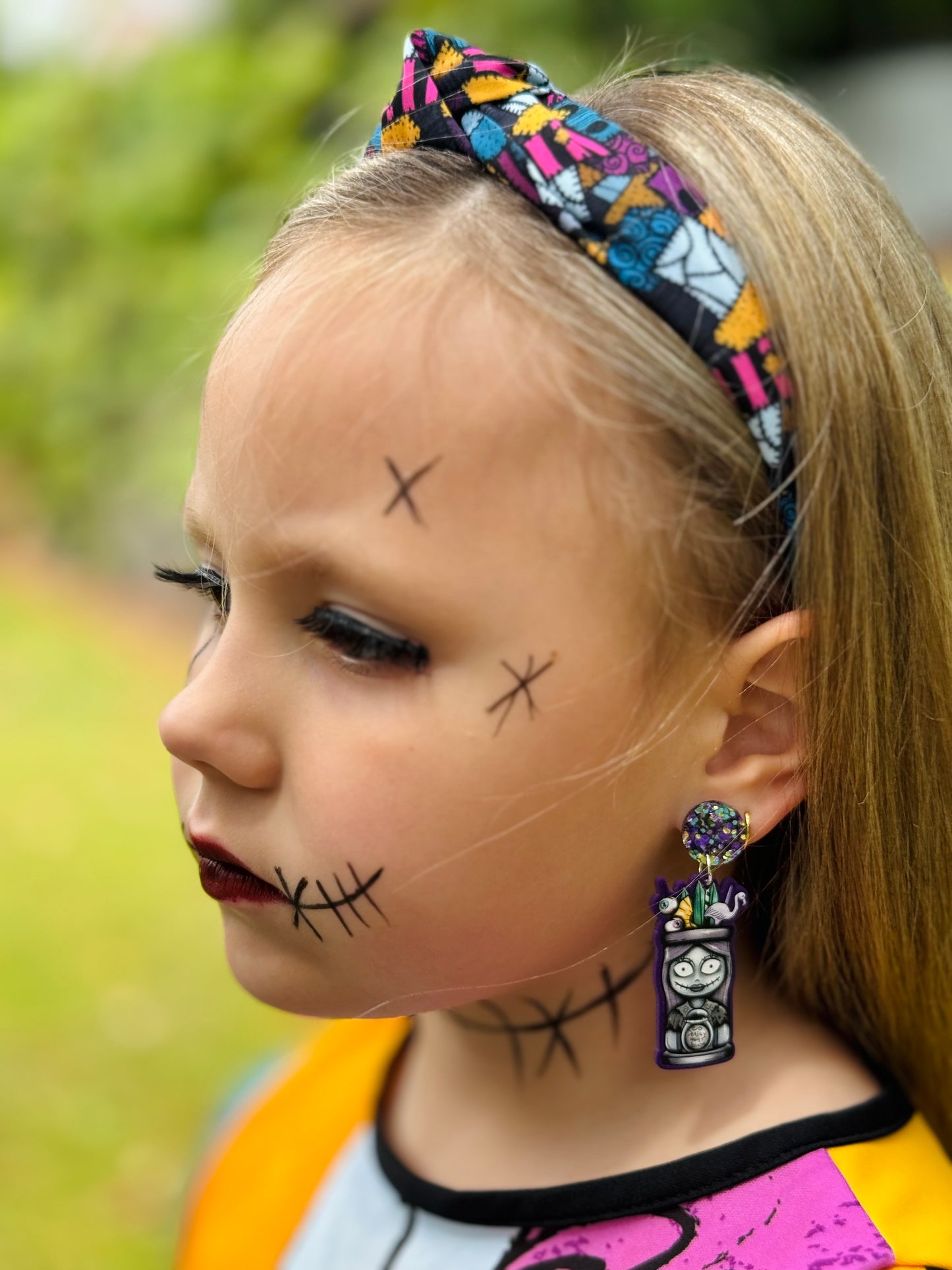 Tiki sally Acrylic earrings