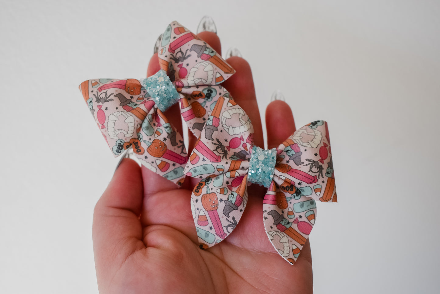 Pastel spooky treats sailor pigtail set