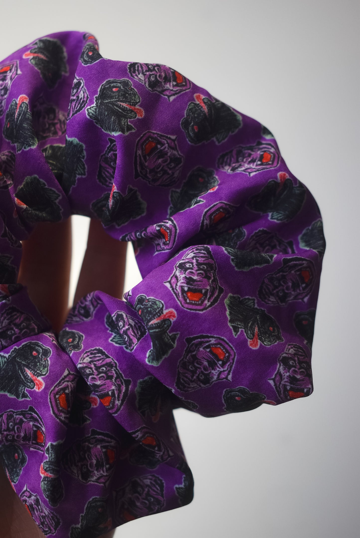 King king X godzilla scrunchie