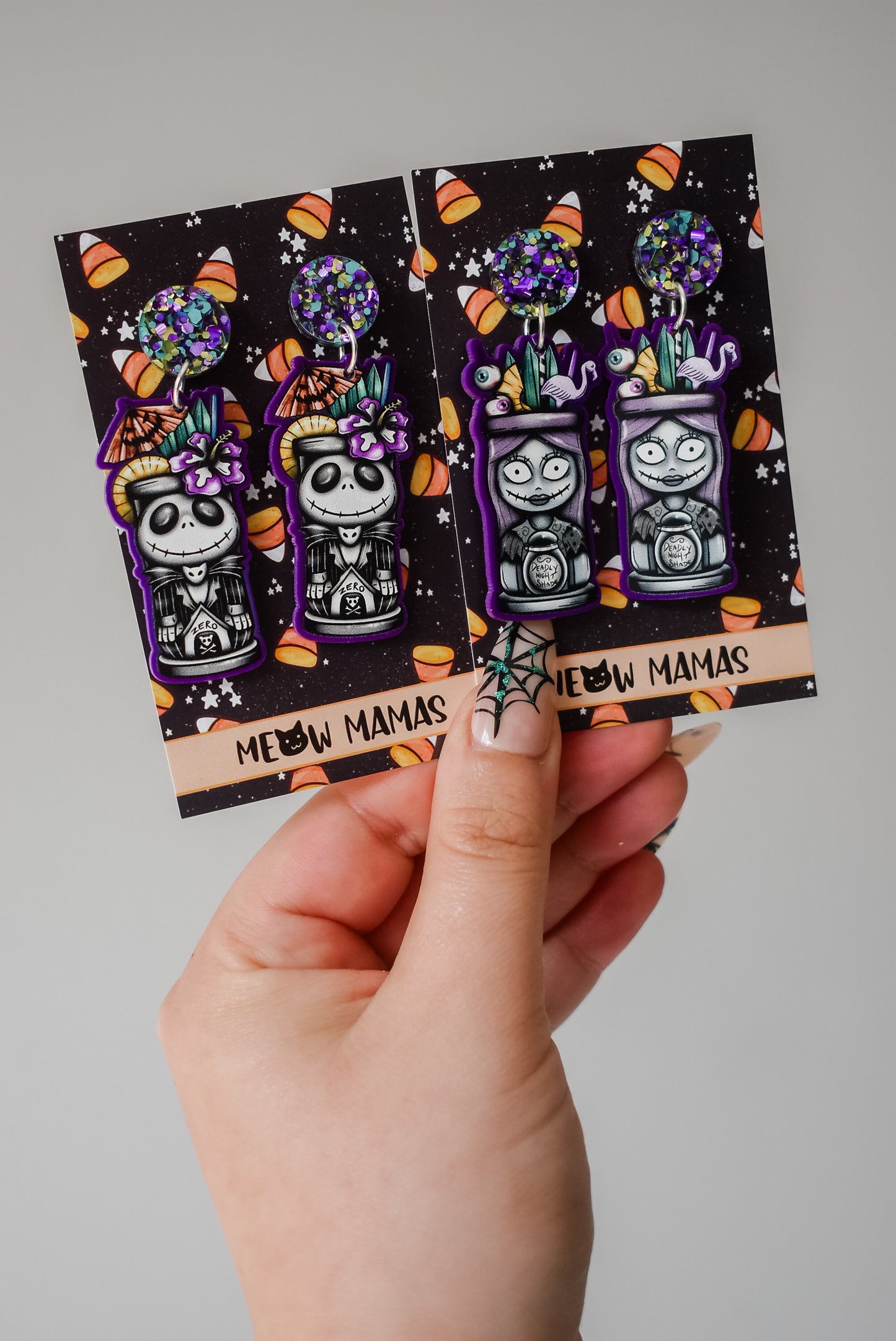 Tiki sally Acrylic earrings