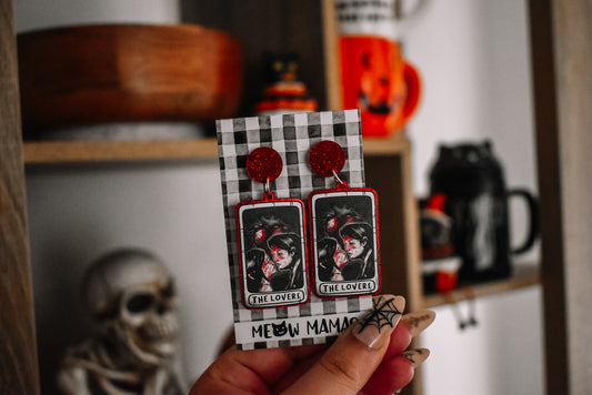 MCR tarot three cheers Acrylic earrings