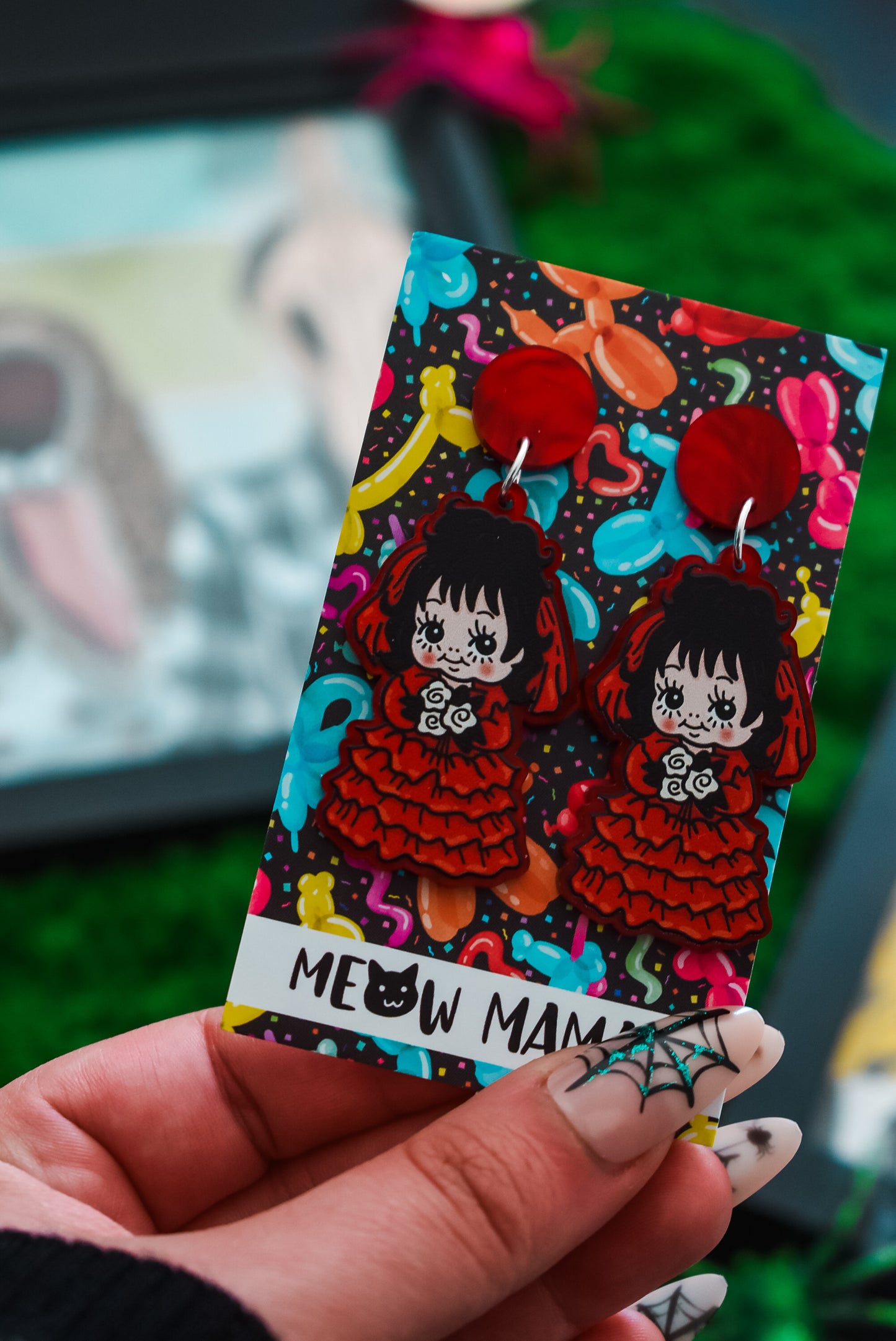 Lydia Acrylic earrings