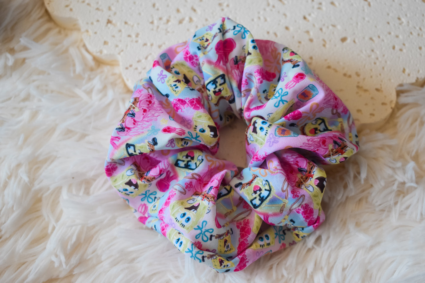 Spongebob scrunchie
