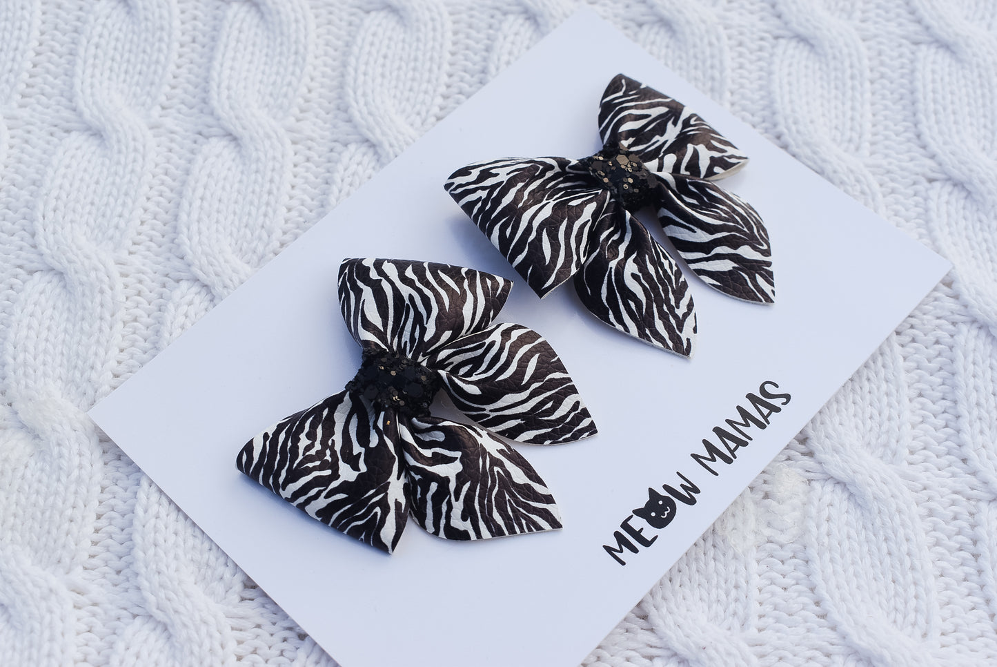 Zebra mini sailor pigtail set