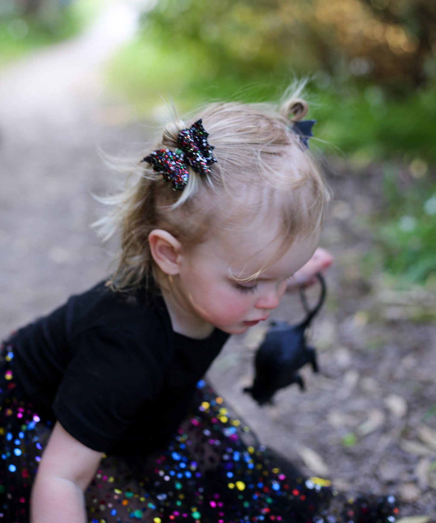 Starry night bat pigtails
